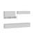 Toronto Modular Entertainment System with Multiple Customizable Layout Floating Media Console -1325695061