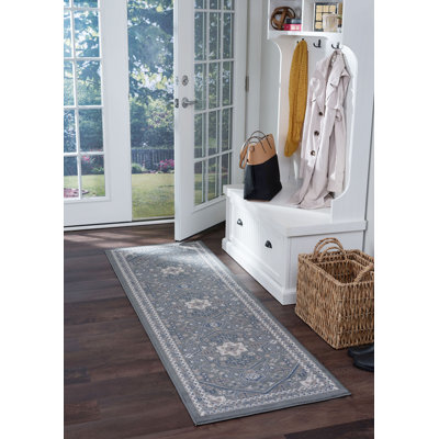 Tapis oriental gris Elisabeth-Anne