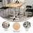 60"L x 30"W Solid Wood Commercial Tabletop with 22" x 22" Dining Height X-Bases-1721054180-1716351460-1716351463