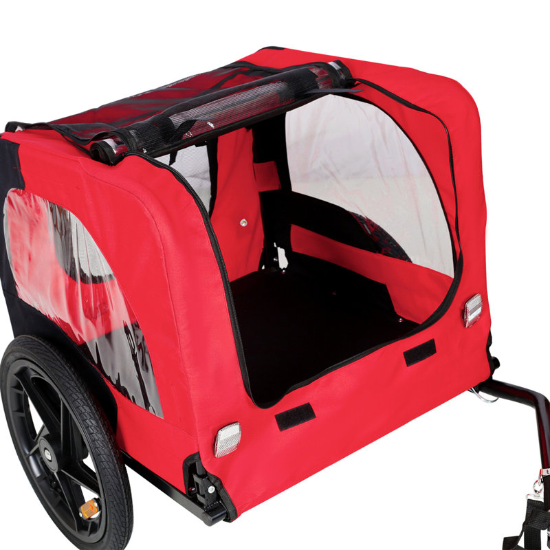 Chariot pour chien, Rouge