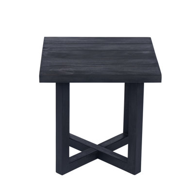 Ella Square Side Table, Black, End Table, Side Table, Modern Side Table