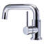 Robinet pour salle de bain à un trou et poignée simple-104820445