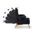 Peytin Velvet Accent Chair-544534555