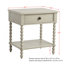 Table de chevet crème antique Voir ci-dessous