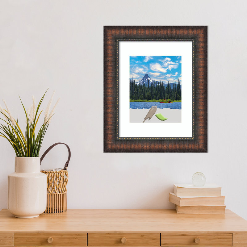 Ashanae Brown Picture Frame with Mat, 11" x 14"