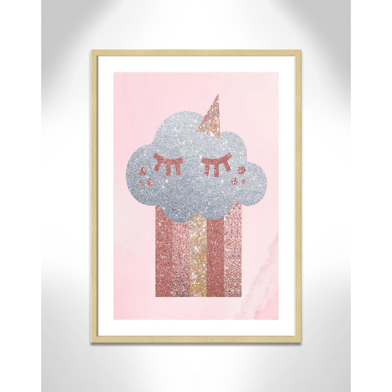 Paillettes, H 35,5 po x l 25,5 po x P 1,19 po, Cadre boîte champagne