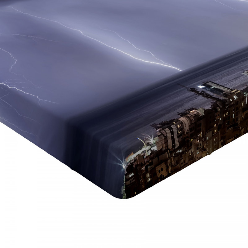 Drap ajusté nature, Grand