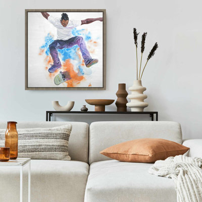 Sur toile encadrée Skater | Sports & Games Decor de chambre États-Unis