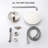 10" Brushed Nickel Shower Head Understandable - Rainfall With Movable Handheld Distinctive Option-121629212