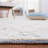 Sharene Floral Handwoven Wool Blue/Ivory Area Rug-145873236