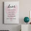 «Love Always Protfect», toile tendue avec châssis de qualité supérieure - prête à être accrochée-1083326471