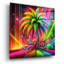 «Palm Tree Abstract 1» par Rey Klimt, art mural en verre acrylique-1270091641