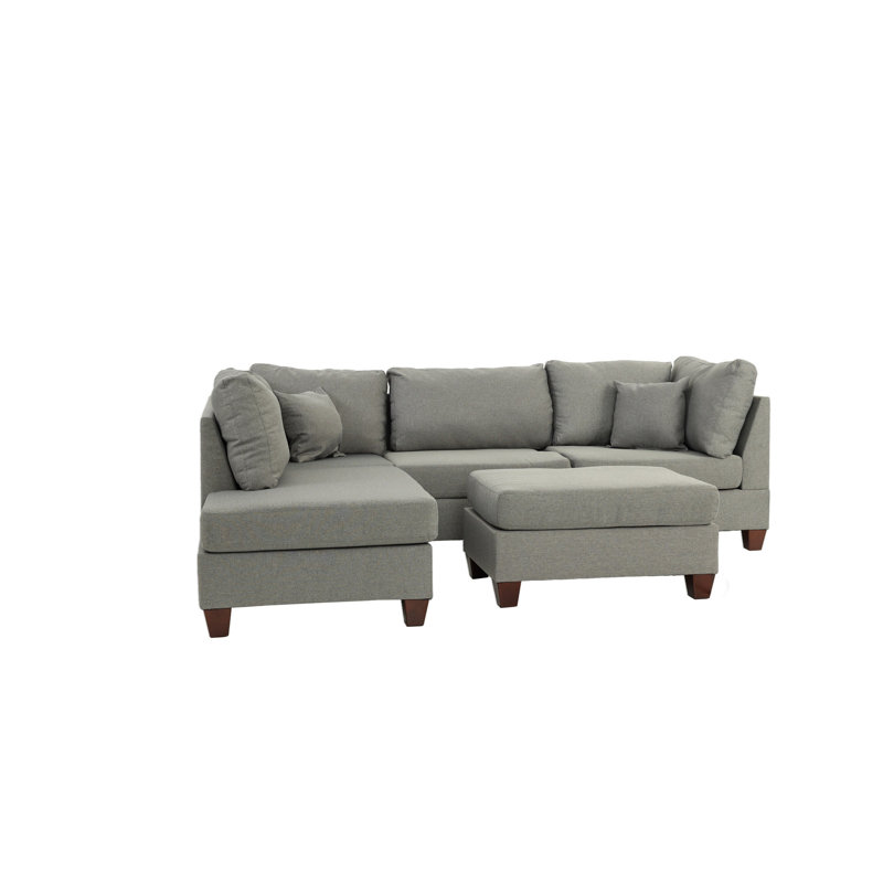 3-PC SECTIONAL Polyfiber Sectional Sofa