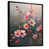 Toile avec cadre flottant noir