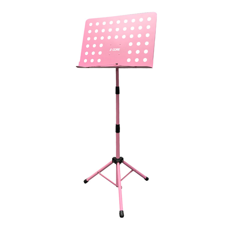 Support de musique rose 5 cordes