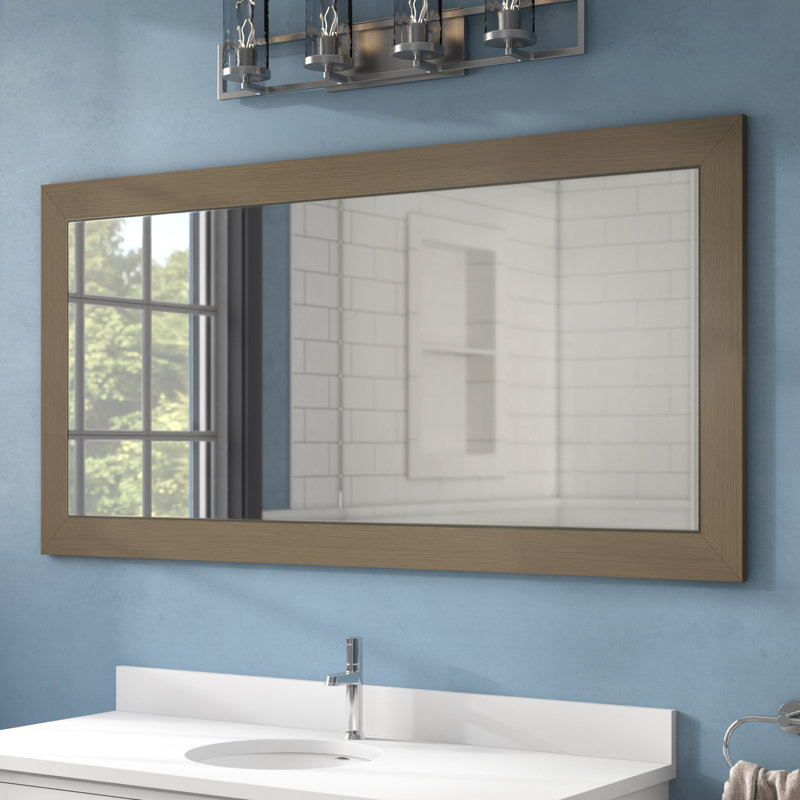 Miroir de salle de bain / meuble-lavabo Abdelmalek, H 59 po x l 30 po