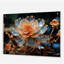 Fleur de pêche cristal I - art mural acrylique en verre floral-101524872