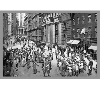 Curb Brokers Photographic Print