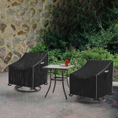 Waterproof Outdoor Swivel Lounge Chair Covers 2 Pack by Latitude Run