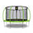 Machrus Moxie Pumpkin-Shaped Outdoor Trampoline Set with Top-Ring Frame Safety Enclosure, 12 FT-53226732