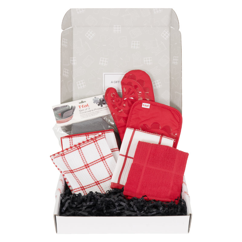 T-fal Essential Collection, Kitchen Gift Set, Red