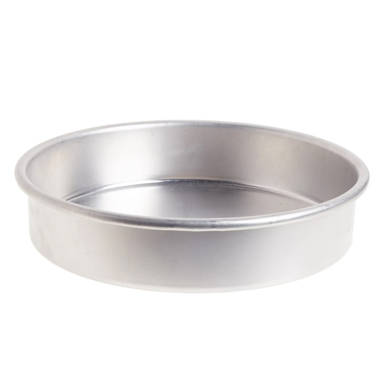 Oster Baker's Glee 9 in. Silver Aluminum Round Cake Pan 985117572M