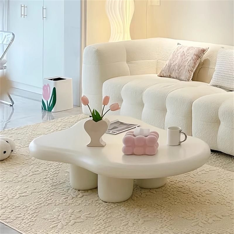 Table basse crème Cloud Cloud, H 15,75 po x L 47,24 po x l 31,5 po