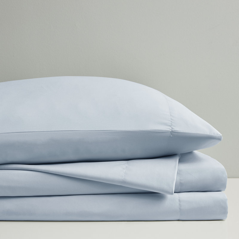 Smart All Season Microfiber Sheet Set, California King, Aqua