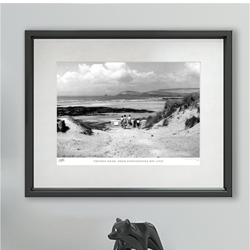 Trevose Head, From Constantine Bay C1955 by Francis Frith - Single Picture Frame Print, 45cm H x 60cm W x 2.3cm D