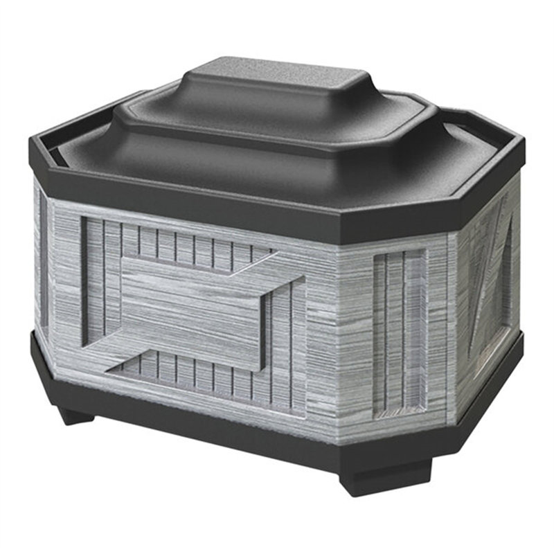 Présentoir banane en plastique gris 39 po x 47 po x 36 po Borray réf. WS-229BINBB48GRAY