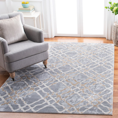 Martha Stewart Isabella Performance Geometric Rug