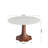 Floral Shape Kitchen Dinner Table For 2/4 Round Stone Solid Wood Pedestal Bistro Table Breakfast Nook Table-385604445-385604433