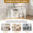 Aral 47.2'' Glass Top Console Table-426106218