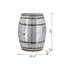Table d'appoint cylindrique 22,5 x 22,5 x 26 po