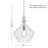 Lenrose 1-Light 12.25” Wide Pendant