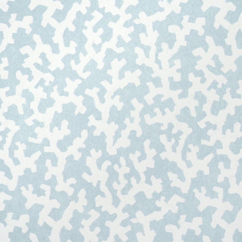Schumacher X Veere Grenney Folly Wallpaper, Sky