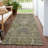Rustica Taupe Washable Indoor-Outdoor Rug - -431303372