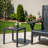 Rectangular Metal Outdoor Side Table-366142847