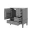 Armoire de meuble-lavabo autoportante 30 po avec évier, 3 tiroirs, 1 porte Modern-121049864