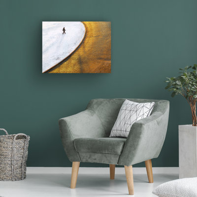 Bolog Anna Niemiec Golden Snowy Street Canvas Art