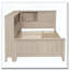 Lit de jour simple en bois avec tablettes de rangement et 3 tiroirs-524922935
