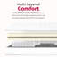 9 po Grand matelas avec technologie de ressorts ensachés, base haute densité, relief, faible transfert de mouvement, matelas blanc de style moderne pour la chambre à coucher, housse en tricot doux, soutien ponctuel, emballage compressé-1052629121