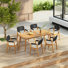 Kinlyn 7-Piece Wood & Rope Dining Set