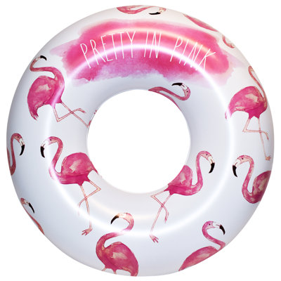 Rae Dunn 48" Ring Float - Flamingo Pattern