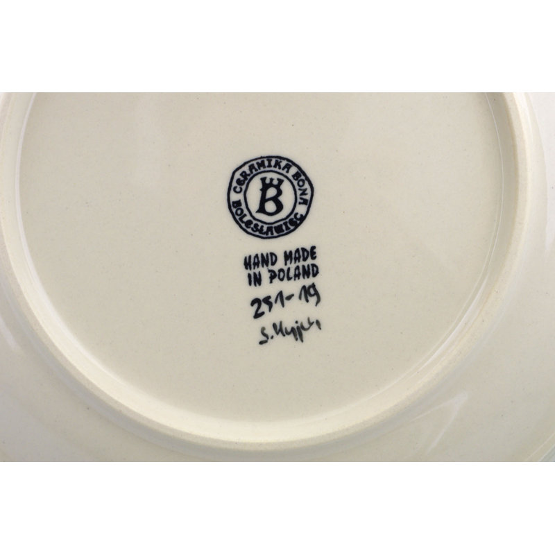 Assiette plate 10 "Polish Pottery