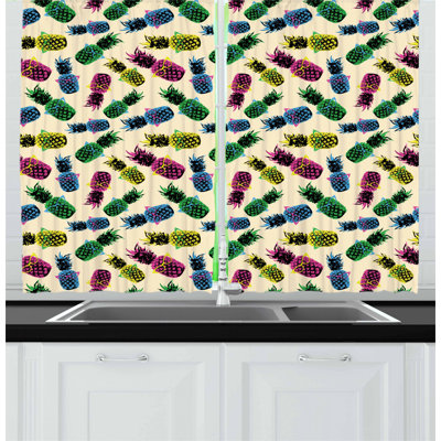 Pointed Kitchen Curtain