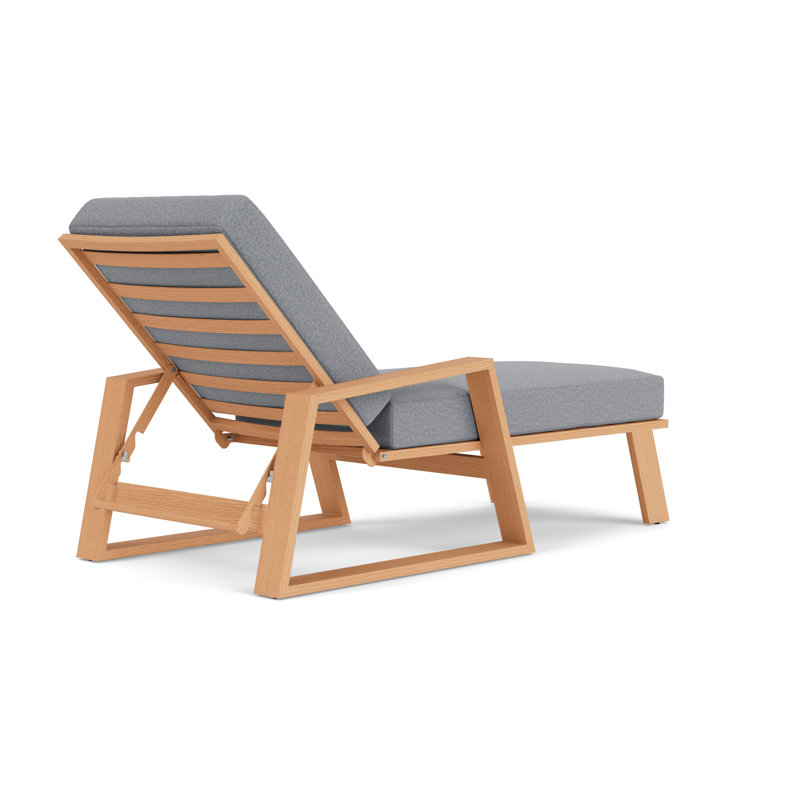 Pursuit Outdoor Chaise Lounge, Rumba Stonewashed