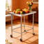Table de travail robuste en acier inoxydable certifié NSF, usage commercial intensif - Base ouverte - Plateau antirouille facile à nettoyer - 45,7 x 81,3 x 88,9 cm - Avec roulettes
