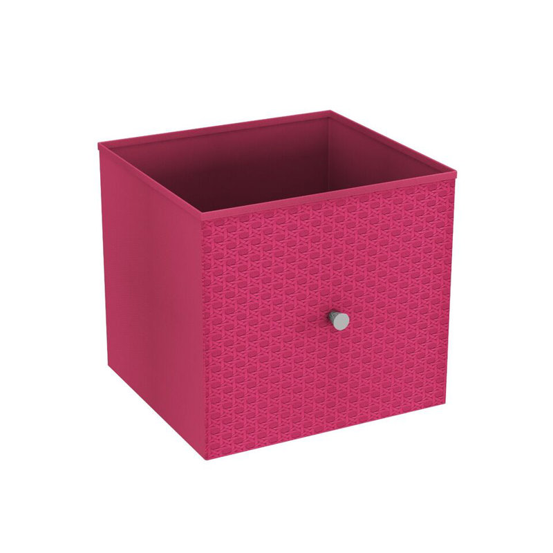 17 Stories Woven Decorative Basket, Fuschia