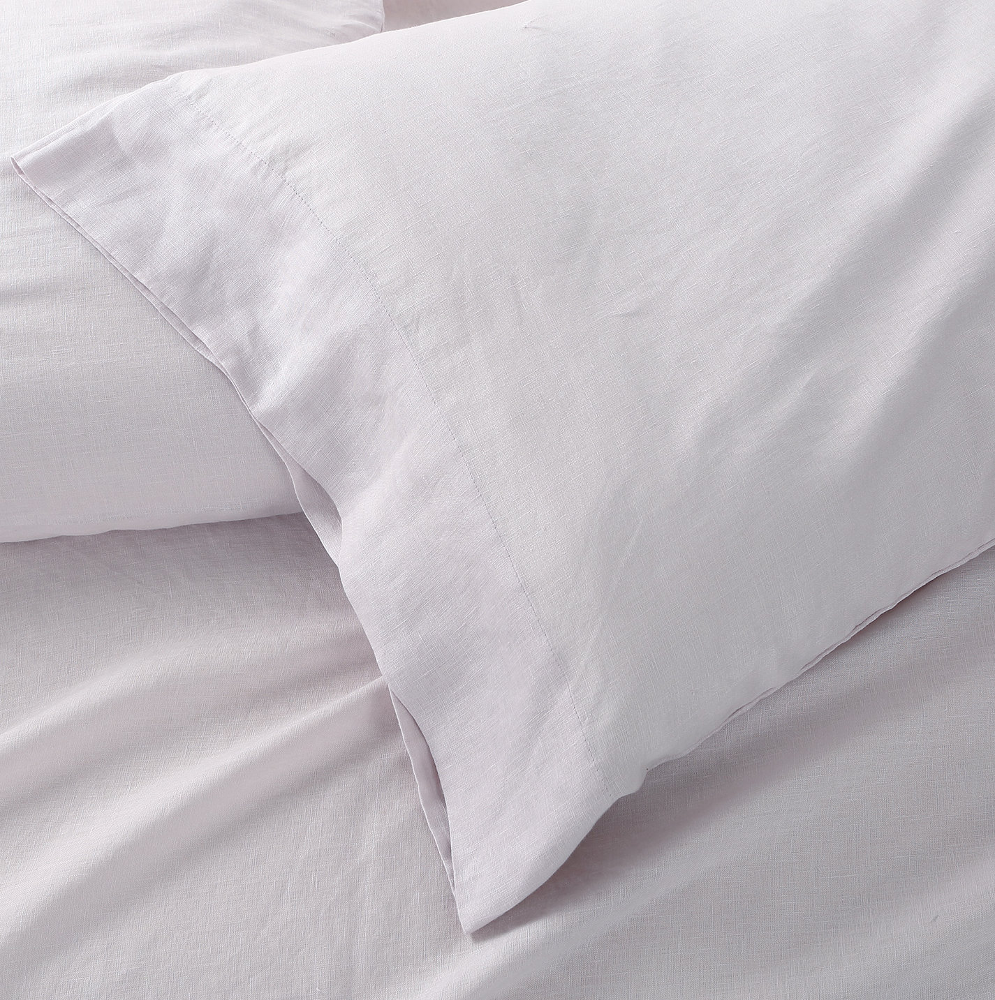 Frazier 100% Linen Machine Woven Sheet Set, King Sheet Set with 2 Pillowcases, Lilac Marble